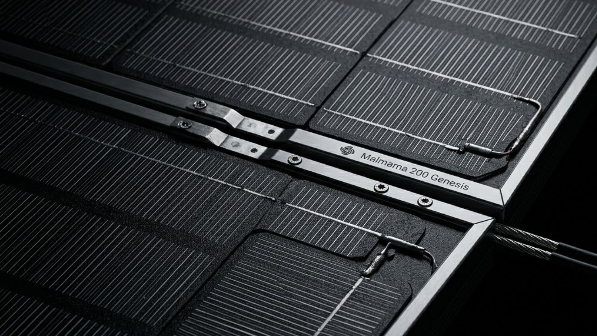 Mālama 200 Genesis solar panel close-up